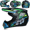 Small Off-road Helmet Racing Lightweight Mountain Full Face Helmet With Goggles - Gymjunior