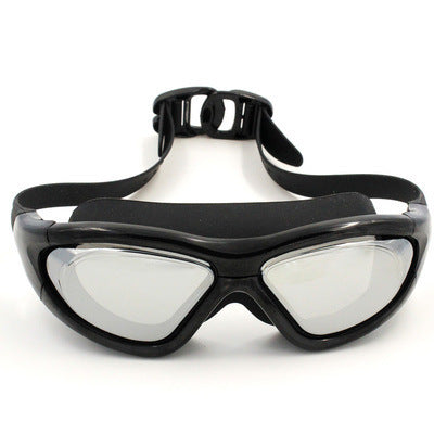 Waterproof Hair Care No Head Big Frame Swimming Goggles - Gymjunior
