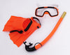 Swimming Diving Goggles With Easy Breath Dry Snorkel Tube Snorkeling Goggles Kid Adult - Gymjunior